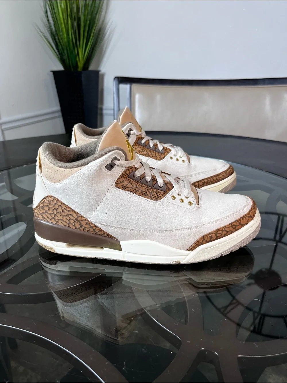Nike Air Jordan 3 Retro Palomino Tan/Brown Sneaker Shoes Men's Sz 12